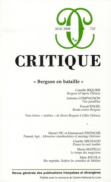Emprunter Critique N° 732/64, mai 2008 :