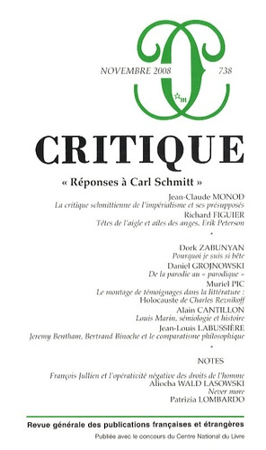 Emprunter Critique N° 738, Novembre 2008 :