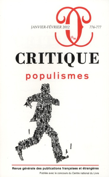 Emprunter Critique N° 776-777, Janvier-Février 2012 : Populismes livre