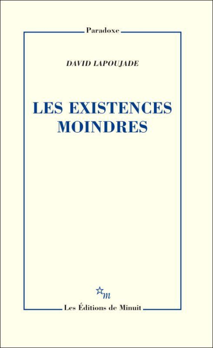 Emprunter Les existences moindres livre