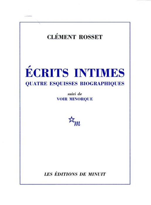 Emprunter ECRITS INTIMES. QUATRE ESQUISSES BIOGRAPHIQUES livre