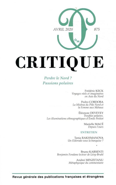 Emprunter Critique N° 875 : Perdre le nord ? Passions polaires livre