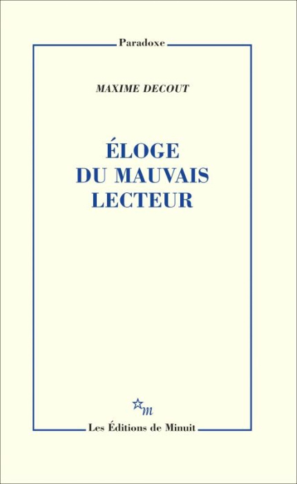 Emprunter Eloge du mauvais lecteur livre