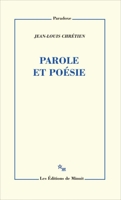 Emprunter Parole et poésie livre