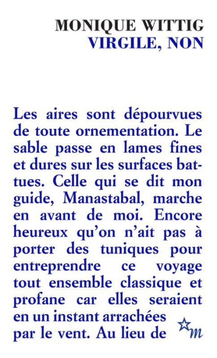 Emprunter Virgile, non livre