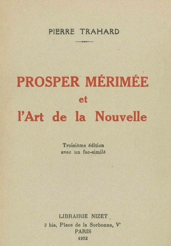 Emprunter Prosper Mérimée et l'Art de la Nouvelle livre