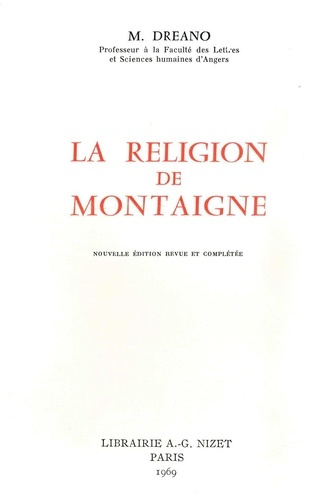 Emprunter La Religion de Montaigne livre