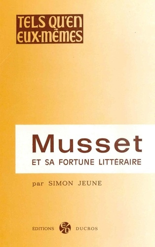 Emprunter Musset et sa fortune littéraire livre