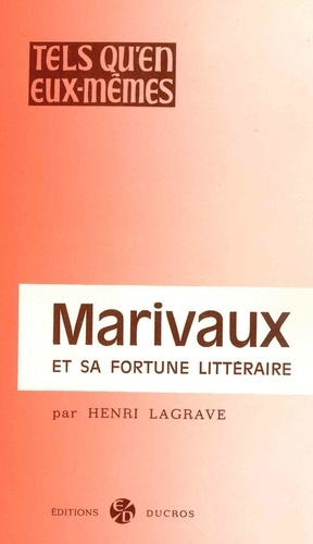 Emprunter Marivaux et sa fortune littéraire livre