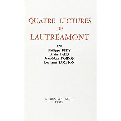 Emprunter Quatre lectures de Lautréamont livre