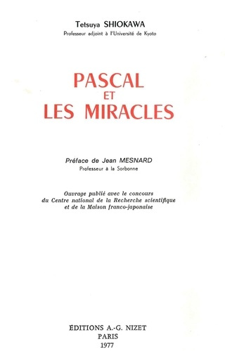 Emprunter Pascal et les miracles livre