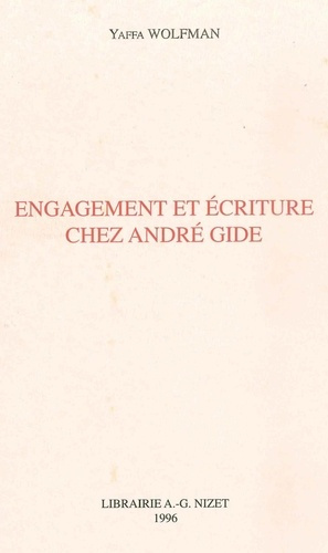 Emprunter Engagement et écriture chez André Gide livre