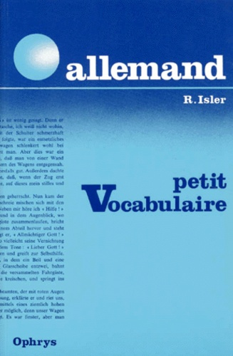 Emprunter Petit vocabulaire allemand livre