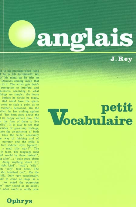 Emprunter Petit vocabulaire anglais livre