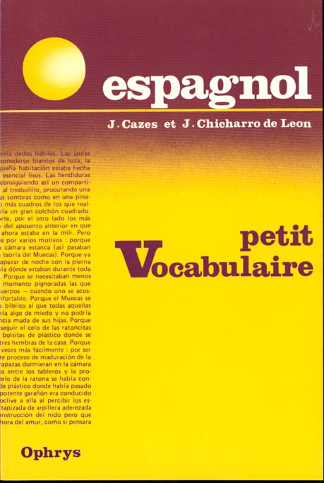 Emprunter Petit vocabulaire espagnol livre