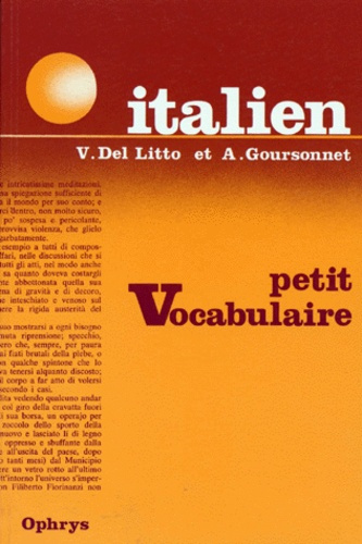 Emprunter Petit vocabulaire italien livre