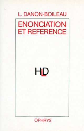 Emprunter Énonciation et référence livre