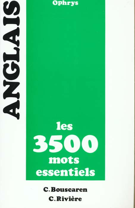 Emprunter Anglais. Les 3500 mots essentiels livre