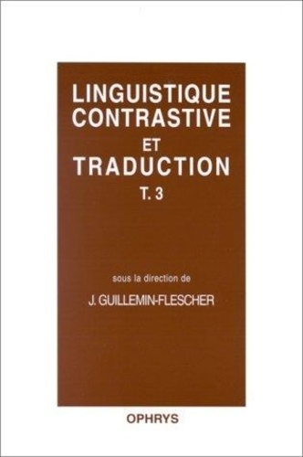 Emprunter Linguistique contrastive et traduction livre