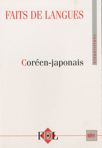 Emprunter Faits de langues N° 17 : Coréen-japonais livre
