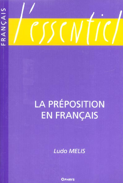 Emprunter La préposition en français livre