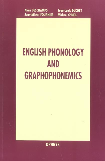 Emprunter English phonology and graphophonemics livre