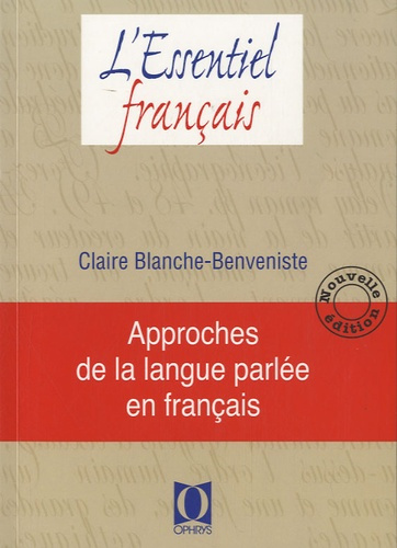 Emprunter Approches de la langue parlée livre
