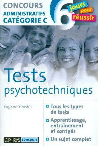 Emprunter Tests psychotechniques. Concours administratifs categorie C livre