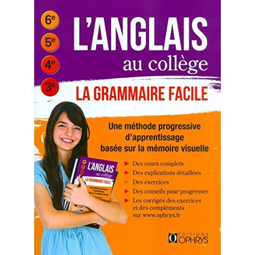 Emprunter L'anglais au collège. La grammaire facile livre