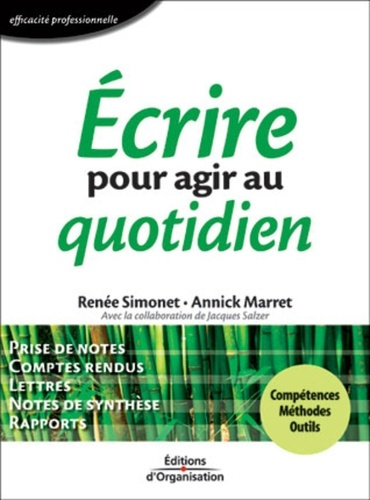 Emprunter Ecrire pour agir au quotidien livre