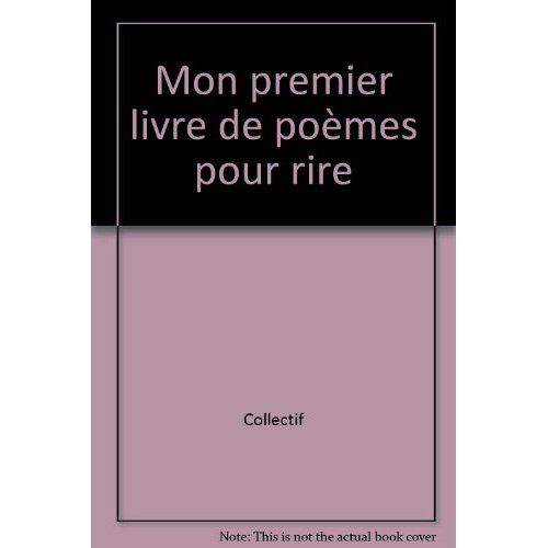 Emprunter Mon premier livre de poèmes pour rire livre