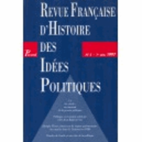 Emprunter Revue française d'Histoire des idées politiques N° 5 livre