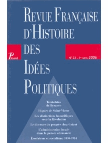 Emprunter Revue française d'Histoire des idées politiques N° 23 livre