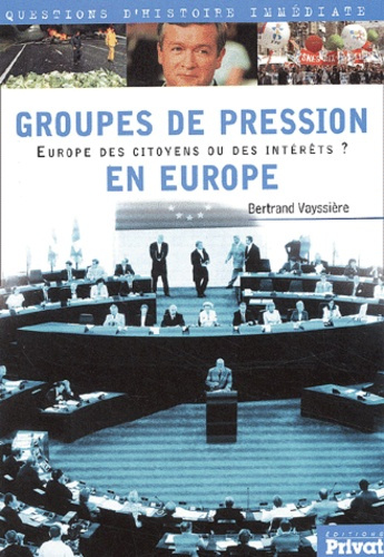 Emprunter GROUPES DE PRESSION EN EUROPE livre