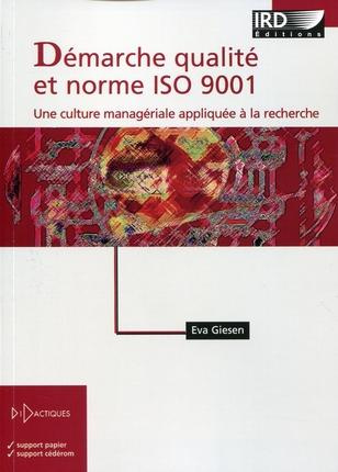 Emprunter Démarche qualité et norme ISO 9001. Une culture managériale appliquée à la recherche, avec 1 CD-ROM livre
