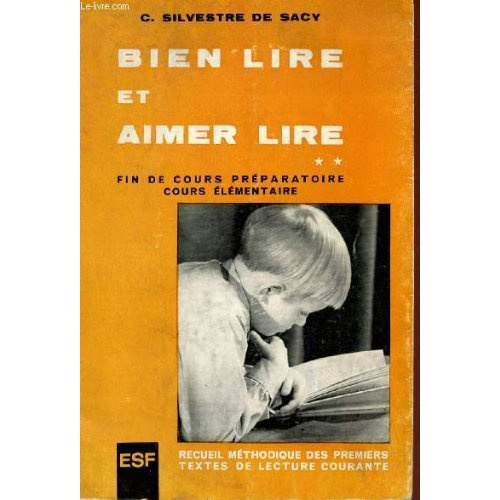Emprunter BIEN LIRE ET AIMER LIRE FIN DE COURS PREPARATOIRE-COURS ELEMENTAIRE livre
