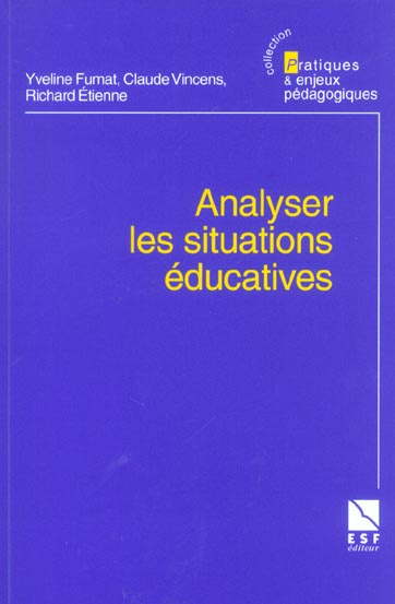 Emprunter Analyser les situations éducatives livre