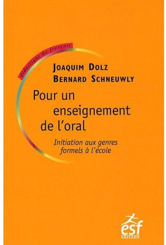 Emprunter Pour un enseignement de l'oral. Initiation aux genres formels à l'école, 4e édition livre