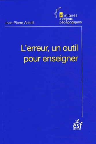 Emprunter L'erreur, un outil pour enseigner livre