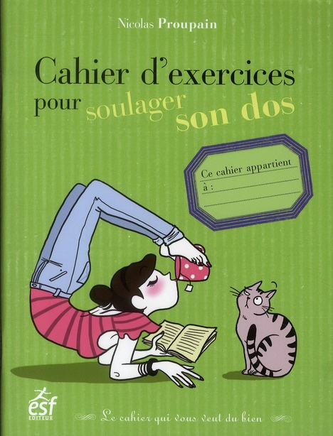 Emprunter Cahier d'exercices pour soulager son dos livre