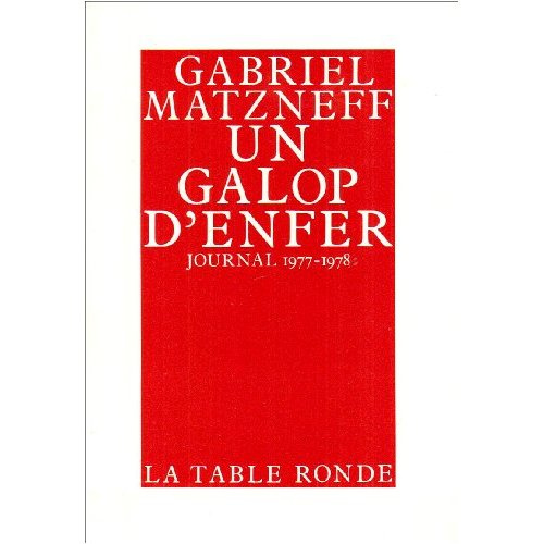 Emprunter GALOP D ENFER - JOURNAL 1977-1978 livre