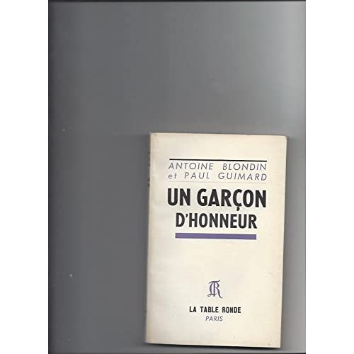 Emprunter UN GARCON D'HONNEUR livre