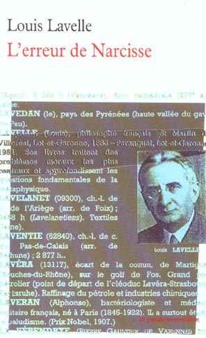 Emprunter L'erreur de Narcisse livre