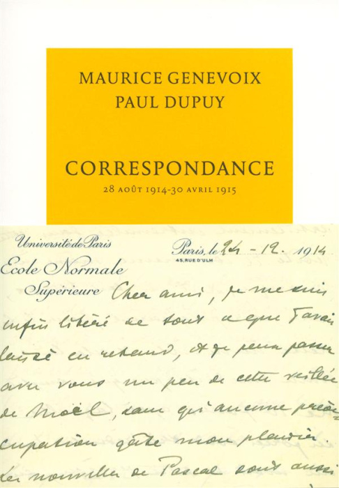 Emprunter Correspondance. 28 août 1914 - 30 avril 1915 livre