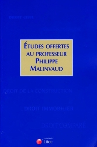Emprunter Etudes offertes au professeur Phillipe Malinvaud livre