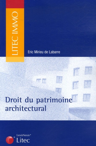 Emprunter Droit du patrimoine architectural livre
