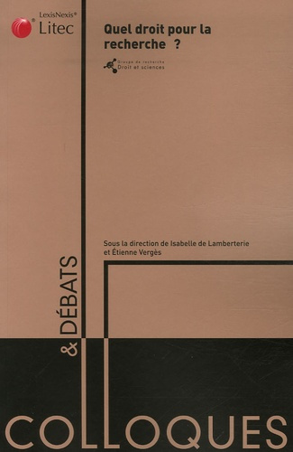 Emprunter Quel droit pour la recherche ? livre