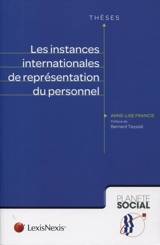 Emprunter Les instances internationales de représentation du personnel livre