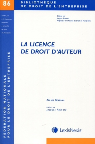 Emprunter La licence de droit d'auteur livre