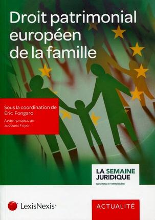 Emprunter Droit patrimonial européen de la famille livre